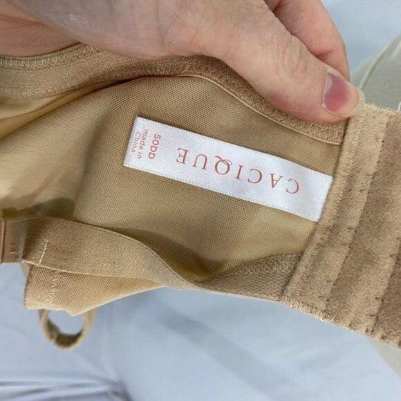 Lane Bryant Cacique Lightly Lined Full Coverage Beige 50DD Plus Size - Picture 7 of 10